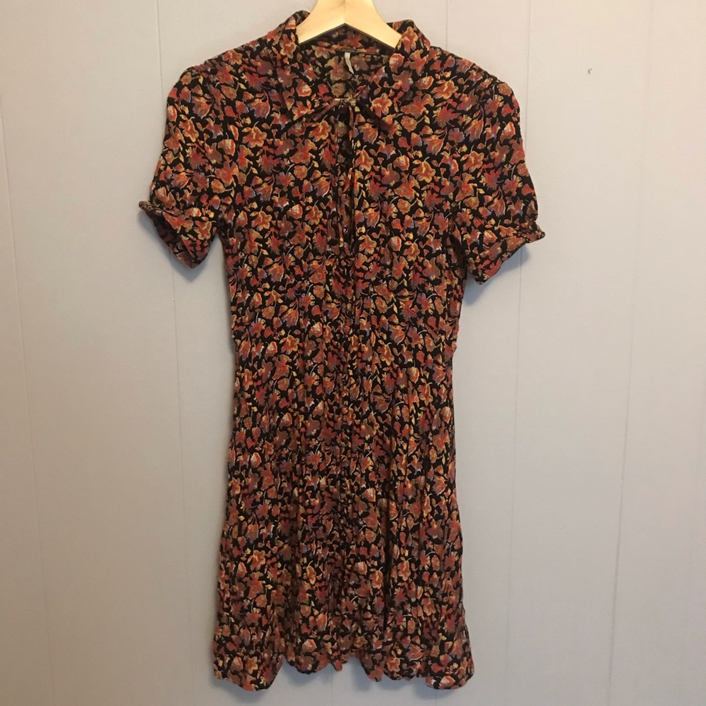 Free People floral 90s style dress Melody Dress